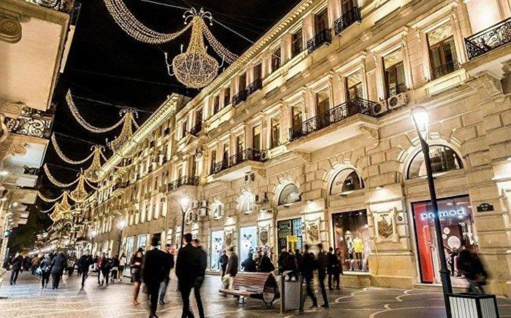 Global Express Hotel Baku Bagian luar foto